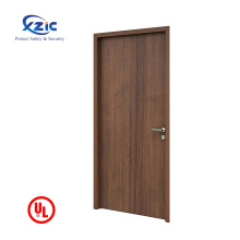 90 -минутные деревянные двери с дровяной рамой с дровяной рамой с текстурированной поверхностью